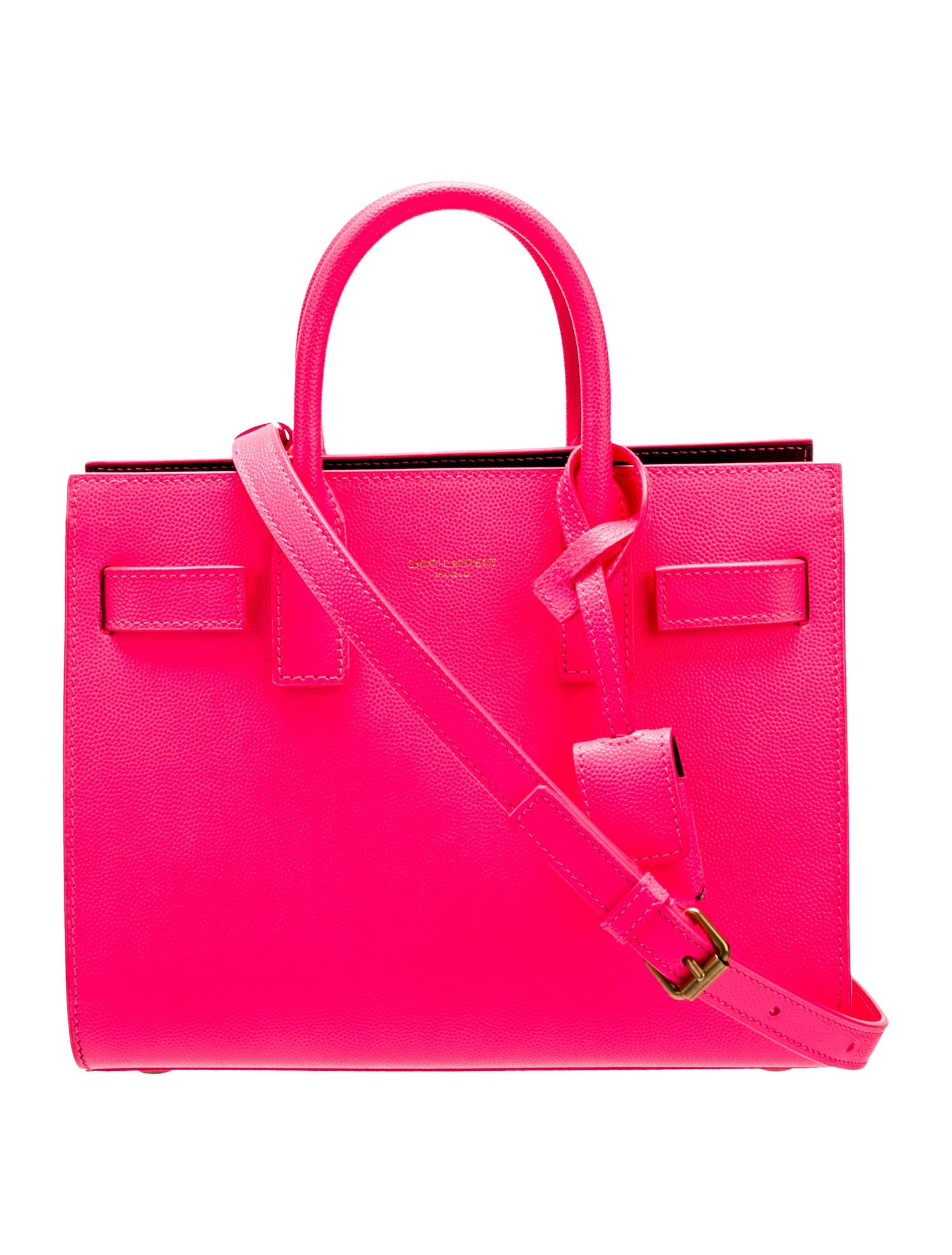 Saint Laurent Leather Sac De Jour Nano