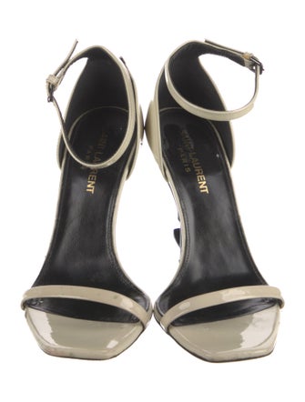 Saint Laurent Patent Leather Sandals