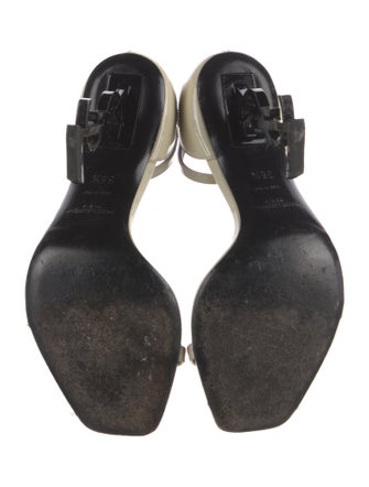 Saint Laurent Patent Leather Sandals