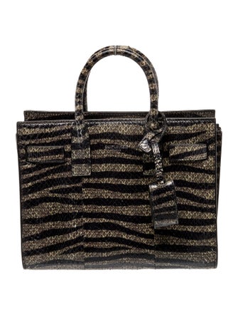 Saint Laurent Snakeskin Sac De Jour Nano