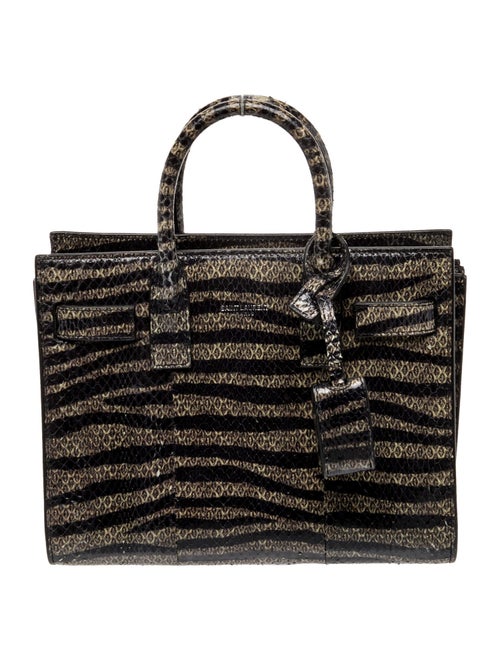 Saint Laurent Snakeskin Sac De Jour Nano