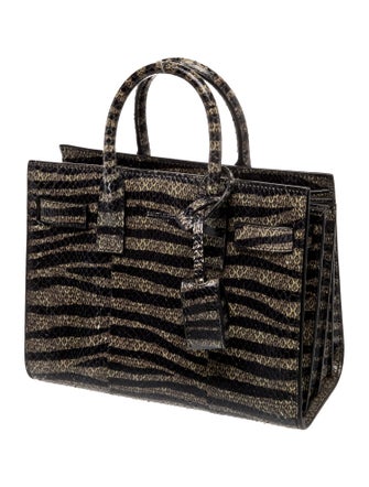 Saint Laurent Snakeskin Sac De Jour Nano