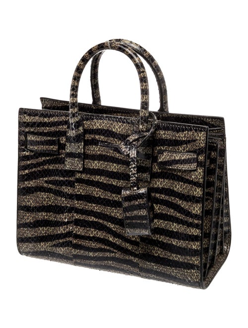 Saint Laurent Snakeskin Sac De Jour Nano