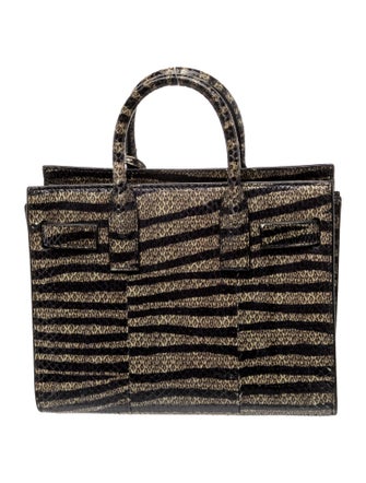 Saint Laurent Snakeskin Sac De Jour Nano