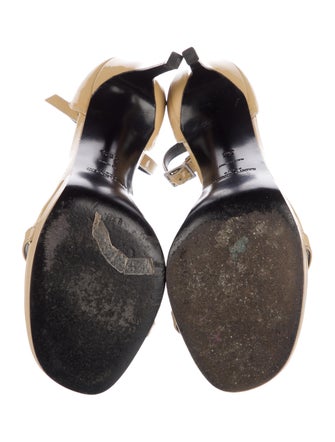 Saint Laurent Patent Leather Sandals