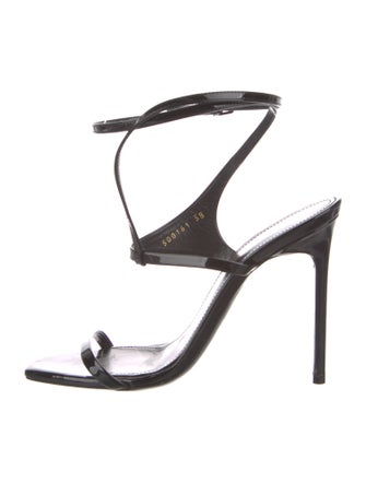 Saint Laurent Patent Leather Sandals