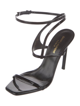 Saint Laurent Patent Leather Sandals