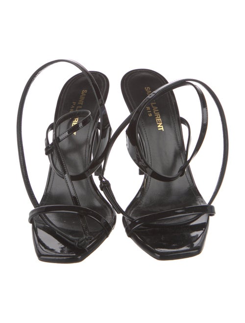 Saint Laurent Patent Leather Sandals