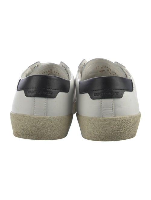 Saint Laurent Leather Graphic Print Sneakers