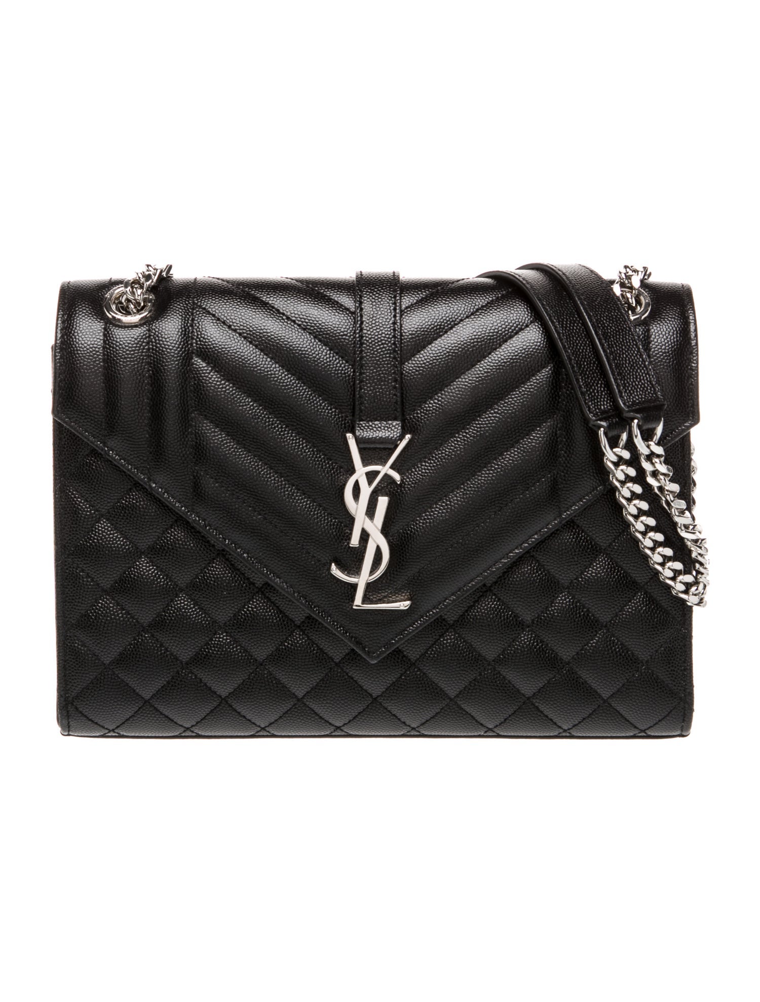 Saint Laurent Chevron Envelope Medium