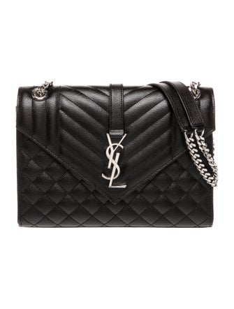 Saint Laurent Chevron Envelope Medium