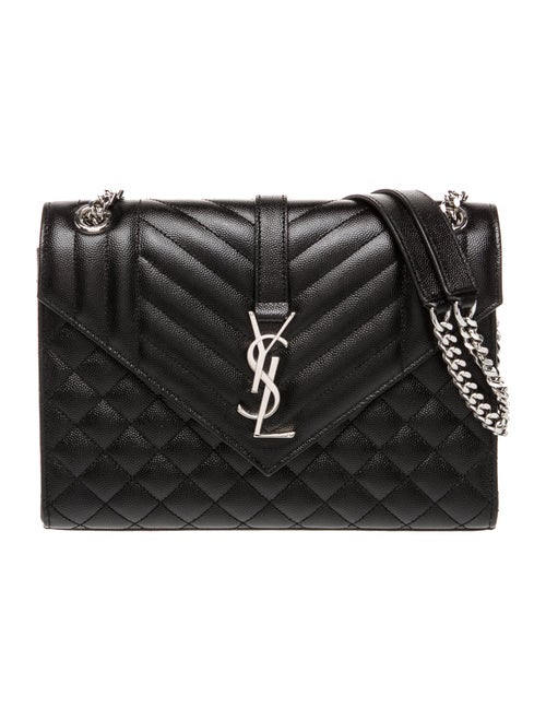 Saint Laurent Chevron Envelope Medium