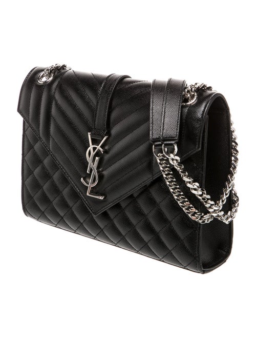 Saint Laurent Chevron Envelope Medium