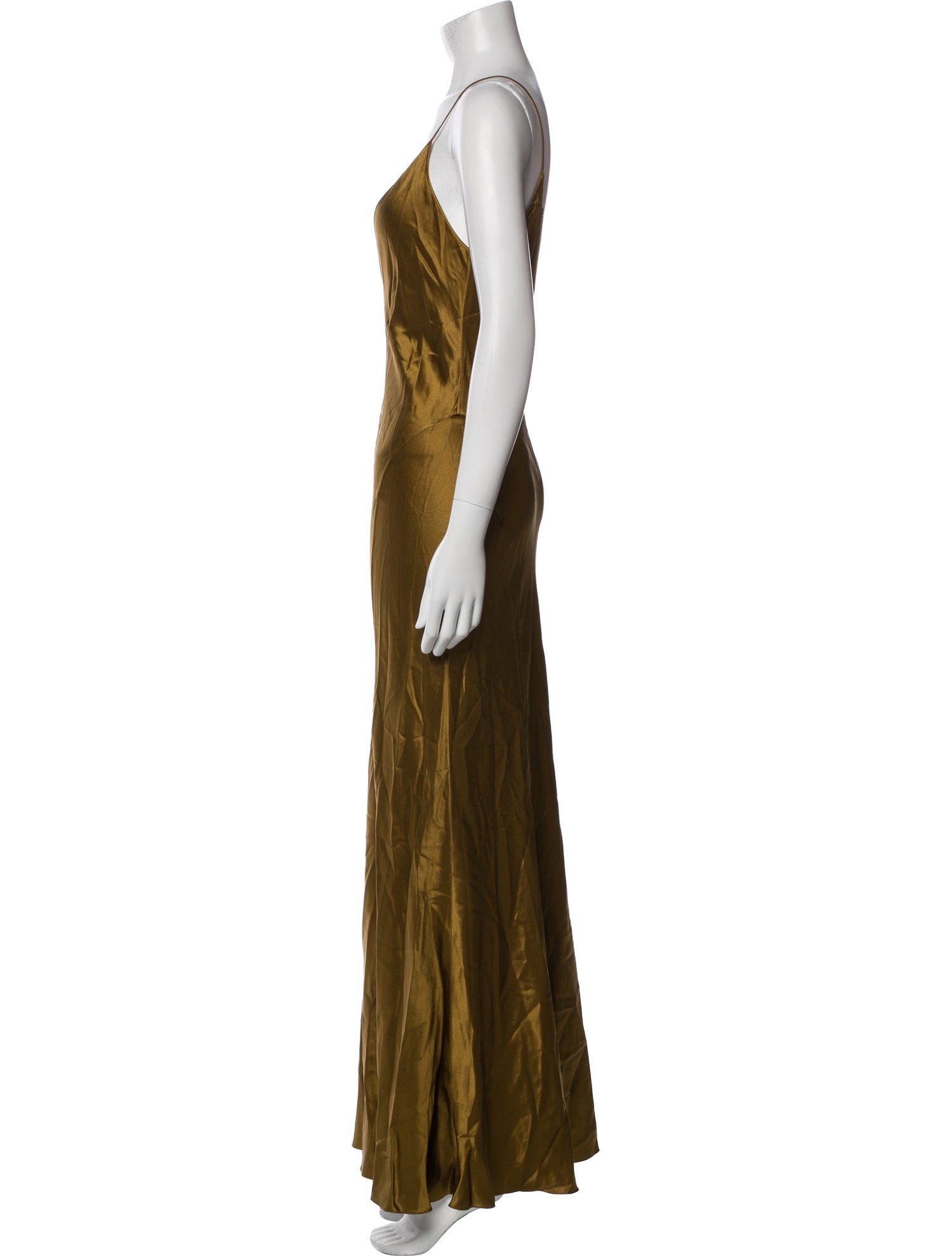 Saint Laurent Silk Long Dress w/ Tags