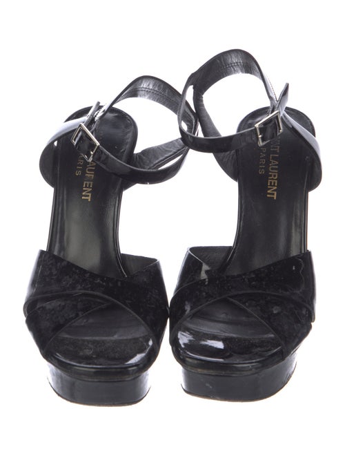 Saint Laurent Patent Leather Sandals