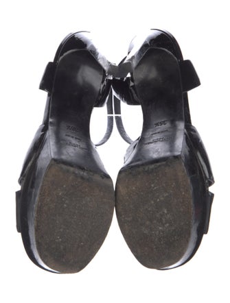 Saint Laurent Patent Leather Sandals