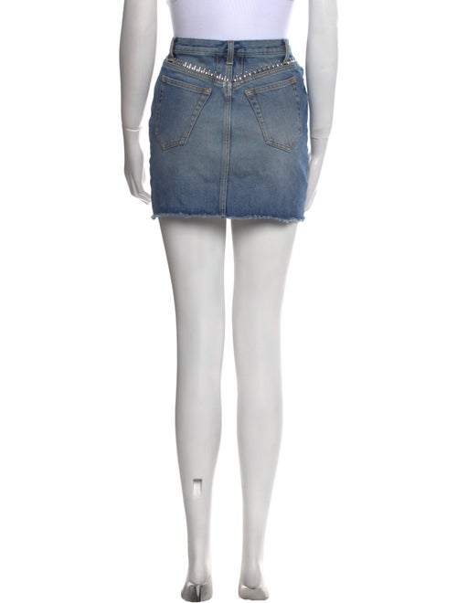 Saint Laurent Studded Accents Mini Skirt