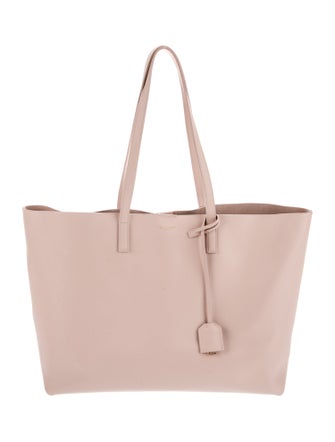 Saint Laurent Leather E/W Shopping Tote