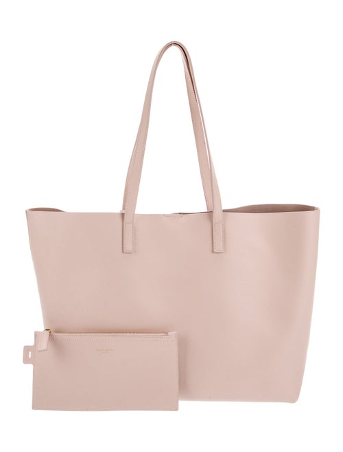 Saint Laurent Leather E/W Shopping Tote