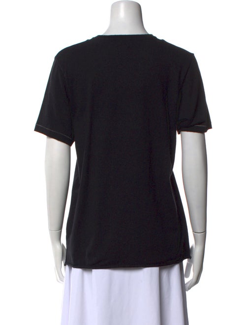 Saint Laurent Graphic Print Crew Neck T-Shirt