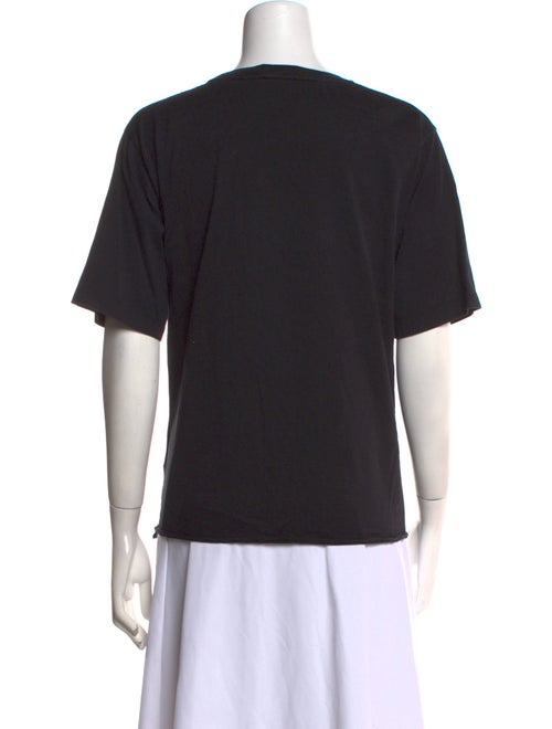 Saint Laurent Graphic Print Crew Neck T-Shirt