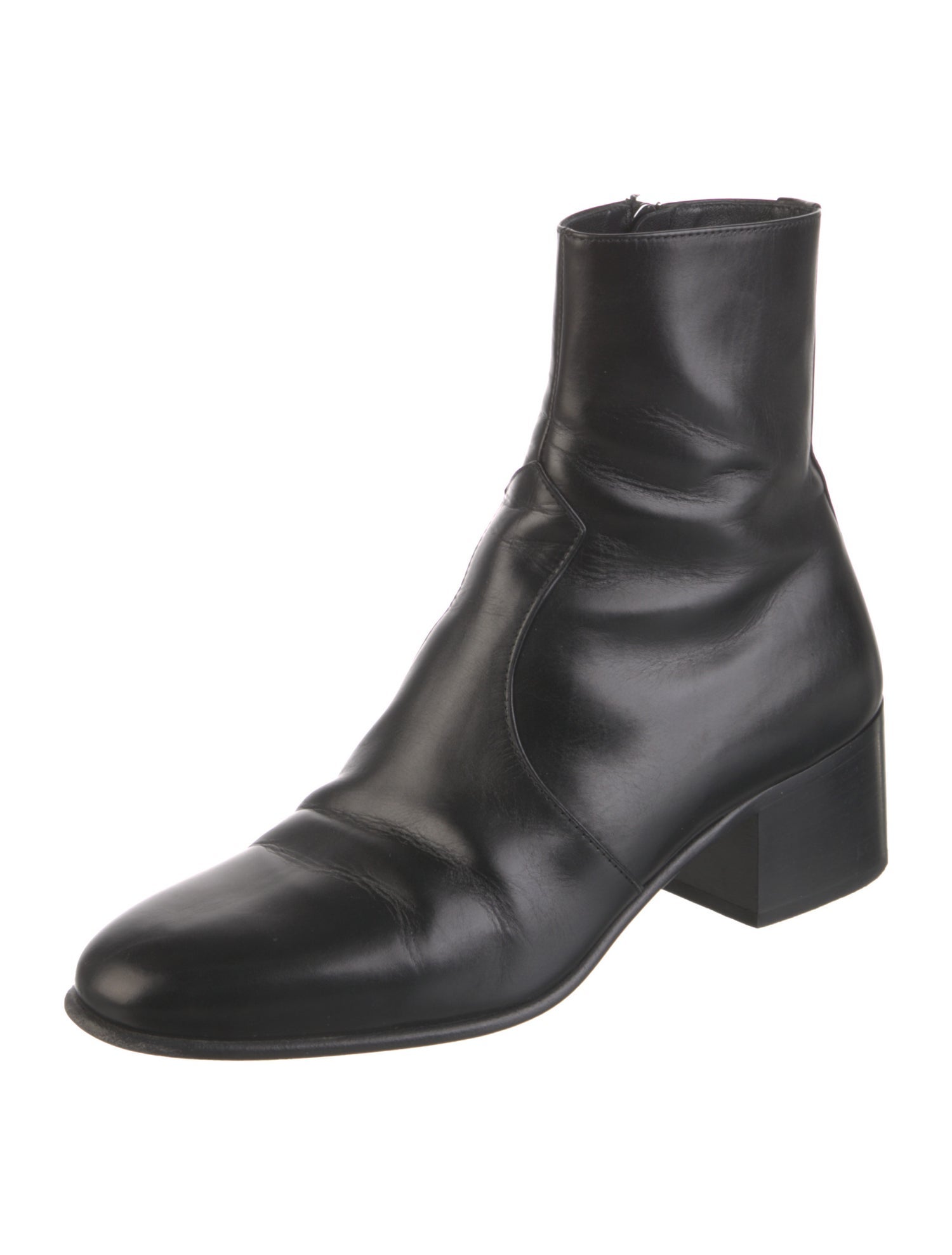 Saint Laurent Leather Sock Boots