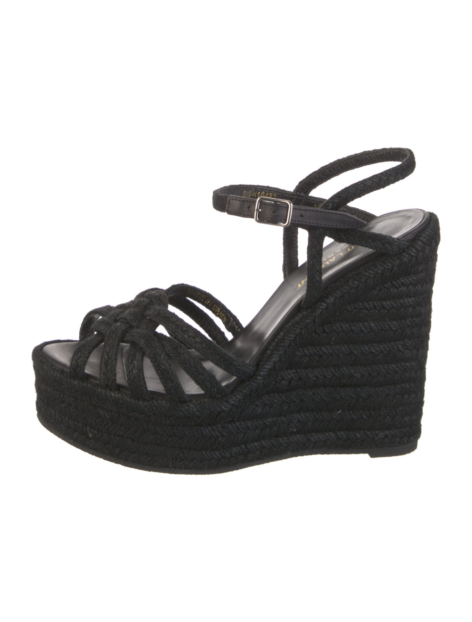 Saint Laurent Jute Espadrilles