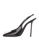 Saint Laurent Patent Leather Slingback Pumps
