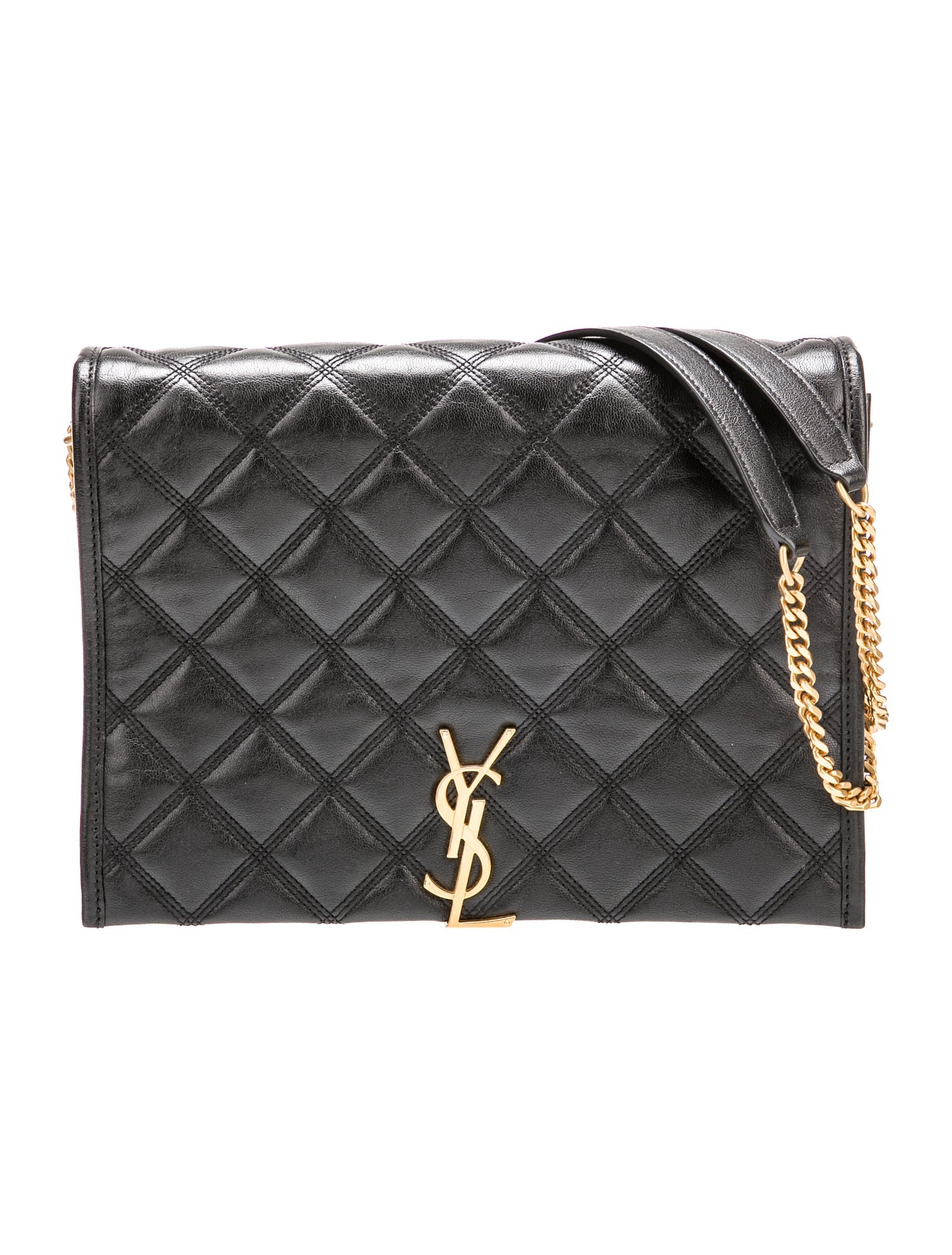 Saint Laurent Quilted Monogram Becky Small