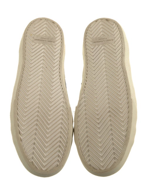 Saint Laurent Denim Printed Sneakers