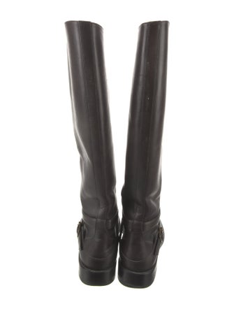 Saint Laurent Leather Riding Boots
