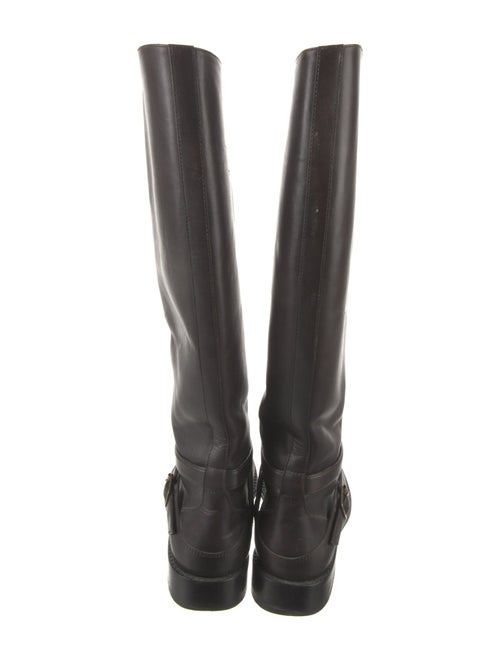 Saint Laurent Leather Riding Boots