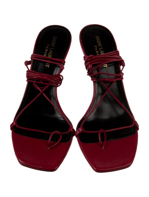 Saint Laurent Leather Sandals