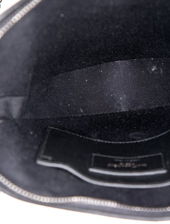 Saint Laurent Leather Heart Monogram