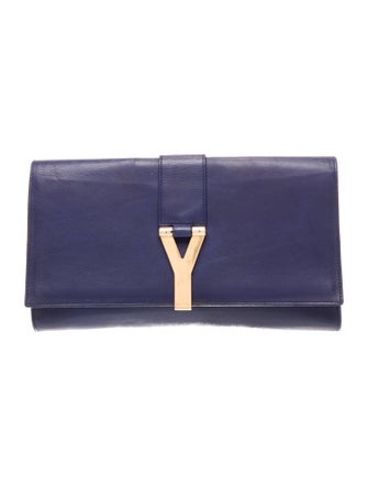 Saint Laurent Leather Clutch