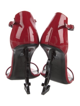 Saint Laurent Patent Leather Sandals