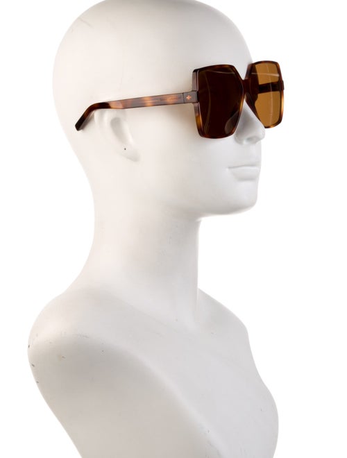 Saint Laurent Square Gradient Sunglasses