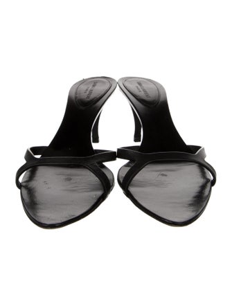 Saint Laurent Leather Slides