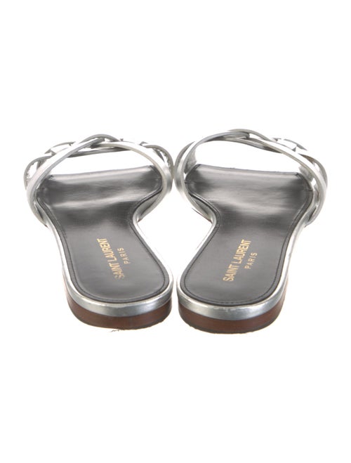 Saint Laurent Leather Slides