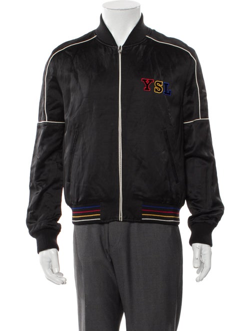 Saint Laurent 2021 Striped Bomber Jacket