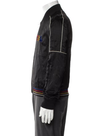 Saint Laurent 2021 Striped Bomber Jacket