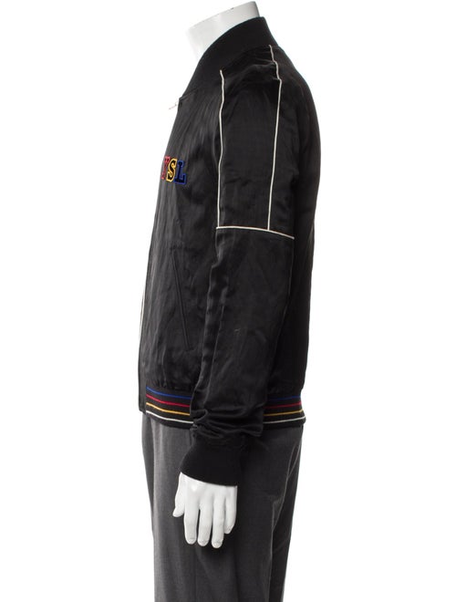 Saint Laurent 2021 Striped Bomber Jacket