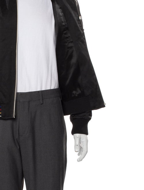 Saint Laurent 2021 Striped Bomber Jacket