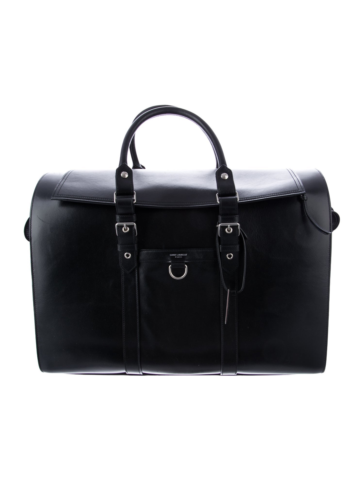 Saint Laurent Smooth Leather Pet Carrier