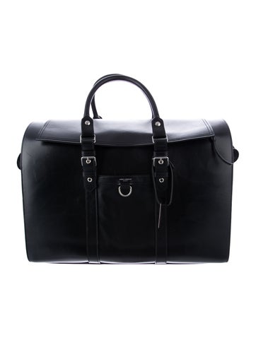 Saint Laurent Pet Accessories Smooth Leather Carrier