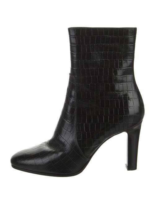 Saint Laurent Embossed Leather Boots