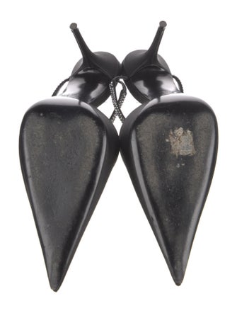 Saint Laurent Satin Mules