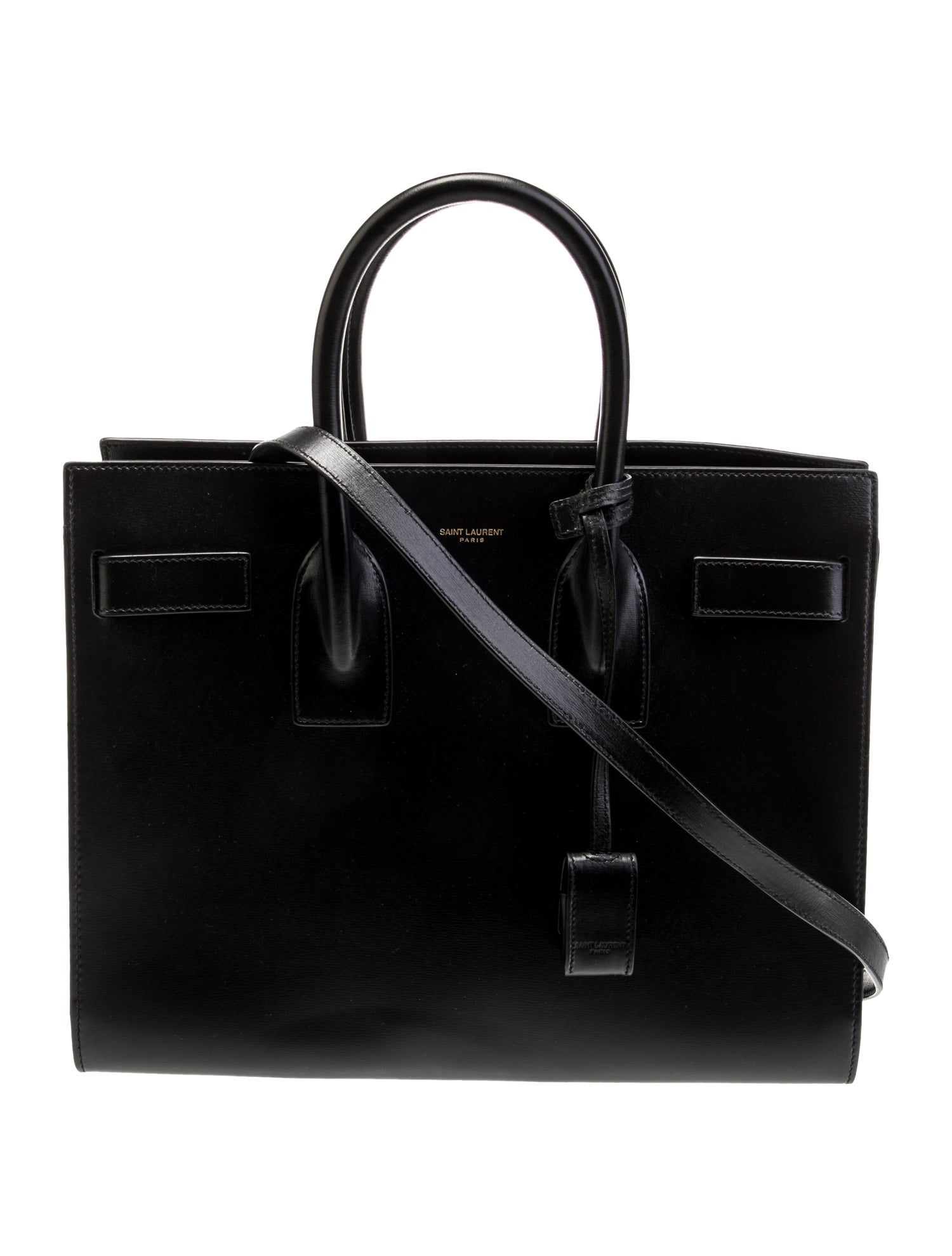 Saint Laurent Leather Sac De Jour Small