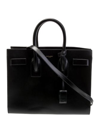 Saint Laurent Leather Sac De Jour Small
