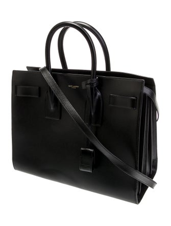 Saint Laurent Leather Sac De Jour Small